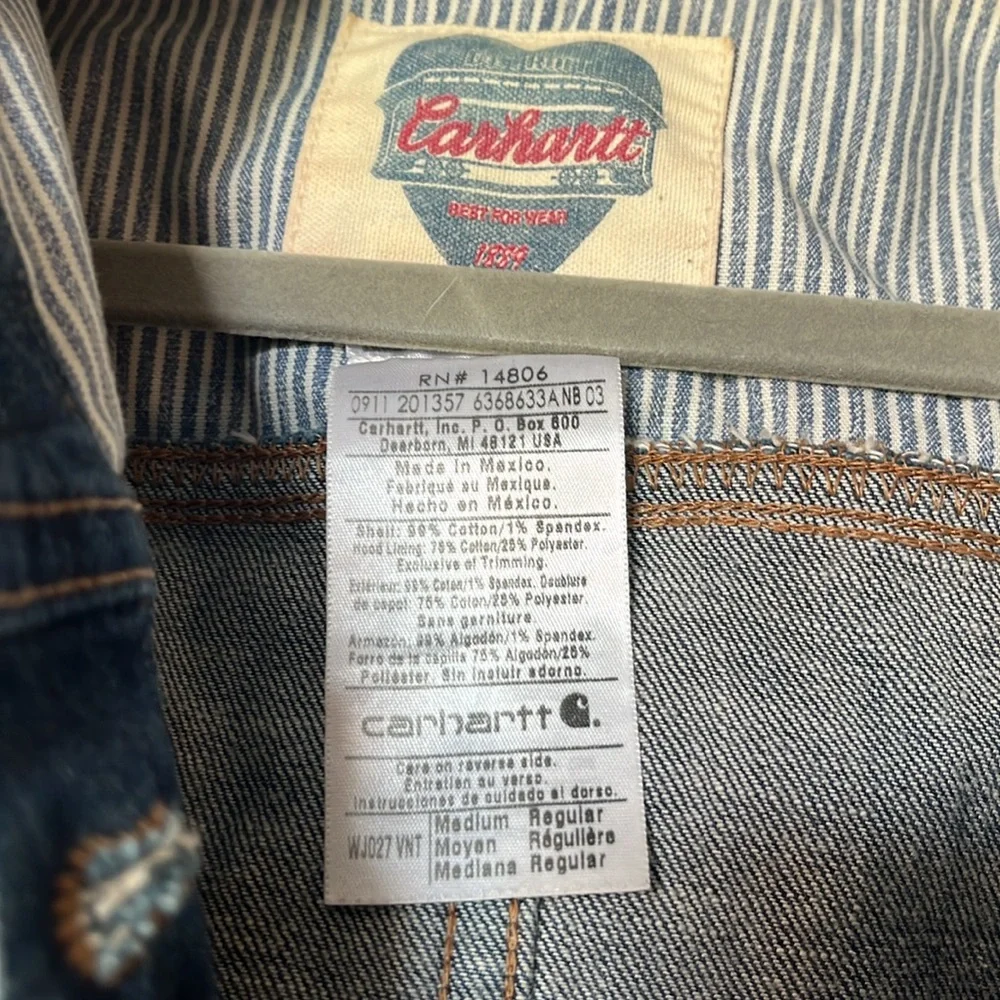Denim Carhartt Jacket - Picture 2 of 4